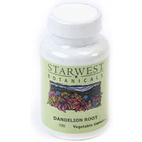 Dandelion Root 100 Caps 500 mg, StarWest Botanicals