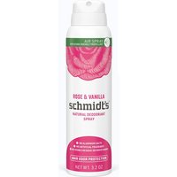 Deodorant Spray, Rose & Vanilla, 3.2 oz, Schmidts Deodorant