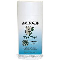 Deodorant Tea Tree Oil Stick 2.5 oz, Jason Natural