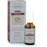 Liddell Detox Chemicals Homeopathic Spray, 1 oz