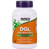 DGL with Aloe Vera, 100 Veg Capsules, NOW Foods