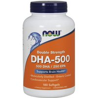 DHA-500, Double Strength, 180 Softgels, NOW Foods