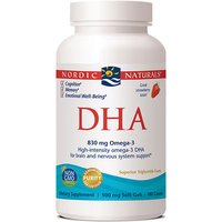 DHA from Purified Fish Oil, Strawberry Flavor, 180 Softgels, Nordic Naturals