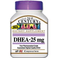 DHEA 25 mg 90 Capsules, 21st Century Health Care