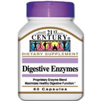Digestive Enzymes 60 Capsules, 21st Century Health Care