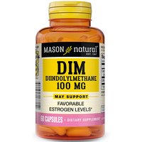 DIM Diindolylmethane 100 mg, 60 Capsules, Mason Natural