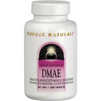 DMAE (Dimethylaminoethanol) 351mg 50 tabs from Source Naturals