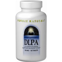 DLPA (DL-Phenylalanine) 750mg 30 tabs from Source Naturals
