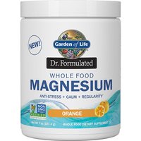 Dr. Formulated Whole Food Magnesium Powder, Orange, 7 oz (197.4 g), Garden of Life
