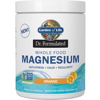 Dr. Formulated Whole Food Magnesium Powder, Orange, Value Size, 14.8 oz (419.5 g), Garden of Life