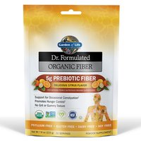 Dr. Formulated Organic Fiber Powder - Citrus, 223 g (32 Servings), Garden of Life