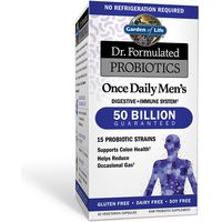 Dr. Formulated Probiotics Once Daily Mens, Shelf Stable, 30 Vegetarian Capsules, Garden of Life