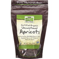 Dried Apricots Organic, Unsweetened, 16 oz, NOW Foods