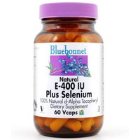 Dry E-400 IU Plus Selenium, 60 Vcaps, Bluebonnet Nutrition