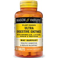 Ultra Digestive Enzymes, Plant Based, 60 Tablets, Mason Natural