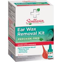 Ear Wax Removal Kit (Ear Wax Relief Drops + Ear Bulb Syringe), Similasan