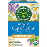 Organic Cup of Calm Tea, 16 Tea Bags, Traditional Medicinals Teas
