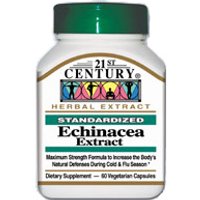 Echinacea Extract 60 Vegetarian Capsules, 21st Century Health Care