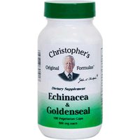 Echinacea & Goldenseal, 100 Vegetarian Capsules, Christophers Original Formulas