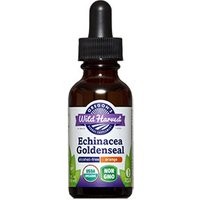 Echinacea Goldenseal Liquid Extract, Organic, Alcohol Free, 1 oz, Oregons Wild Harvest