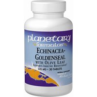 Echinacea-Goldenseal w/Olive Leaf 30 tabs, Planetary Herbals