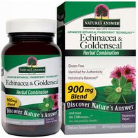 Echinacea & Goldenseal Herbal Combination, 60 Vegetarian Capsules, Natures Answer