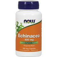 Echinacea Root 400 mg, 100 Capsules, NOW Foods
