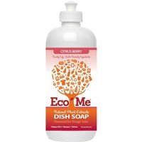 Eco-Me Dish Soap Liquid, Natural Plant Extracts, Citrus Berry, 16 oz