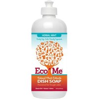 Eco-Me Dish Soap Liquid, Natural Plant Extracts, Herbal Mint, 16 oz