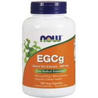 EGCg Green Tea Extract 400 mg, Value Size, 180 Vegetarian Capsules, NOW Foods