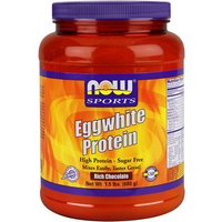 Eggwhite Protein, Rich Chocolate, 1.5 lb, NOW Foods