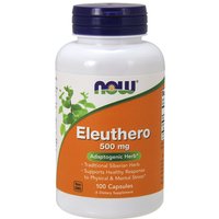 Eleuthero 500 mg, 100 Capsules, NOW Foods