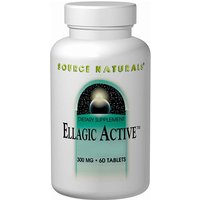 Ellagic Active, Raspberry Extract 300mg 40% Ellagitannins 60 tabs from Source Naturals