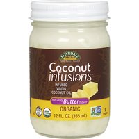 Ellyndale Organic Coconut Infusions - Butter, 12 oz x 6 Bottles, NOW Foods