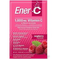 Ener-C Vitamin C Effervescent Powdered Drink Mix, Raspberry, 30 Packets