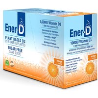 Ener-D Sugar Free Vitamin D Drink Mix Powder - Orange, 24 Packets, Ener-Life