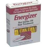 Energizer Hot Jojoba Oil Hair Treatment, 0.5 oz x 3 Tubes, Hobe Labs