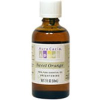Essential Oil Orange Sweet (Citrus Sinensis), 2 oz, Aura Cacia