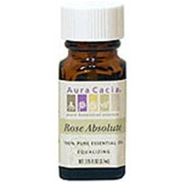 Essential Oil Rose Absolute (rosa centifolia) .125 oz, from Aura Cacia