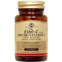 Ester-C Plus 1000 mg Vitamin C (Ester-C Ascorbate Complex), 60 Tablets, Solgar