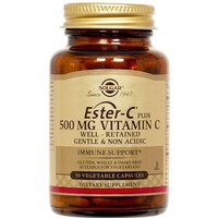 Ester-C Plus 500 mg Vitamin C (Ester-C Ascorbate Complex), 50 Vegetable Capsules, Solgar