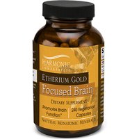 Etherium Gold, Focused Brain, 240 Vegetarian Capsules, Harmonic Innerprizes