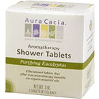Purifying Eucalyptus Shower Tablets, 3 Packs, Aura Cacia