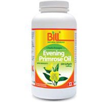 Evening Primrose Oil 500 mg, 200 Capsules, Bill Natural Sources