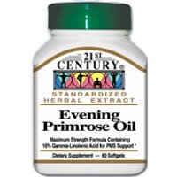 Evening Primrose Oil 500 mg 60 Softgels, 21st Century Health Care