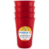 Everyday Cups, Pepper Red, 16 oz x 4 Pack, Preserve
