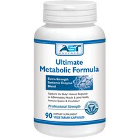 Ultimate Metabolic Formula, Extra-Strength Systemic Enzyme Blend, 90 Vegetarian Capsules, AST Enzymes