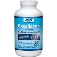 Excellacor (Formerly Exclzyme), Systemic Enzyme, 450 Vegetarian Capsules, AST Enzymes