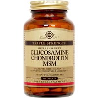 Triple Strength Glucosamine Chondroitin MSM Shellfish-Free, 120 Tablets, Solgar