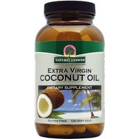 Extra Virgin Coconut Oil Soft Gel, 120 Softgels, Natures Answer